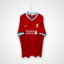 Koszulka piłkarska Liverpool FC, 2020/21 Home, stan bardzo dobry - mikro zaciągnięcia na plecach.- widok z tyłu