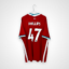 Koszulka piłkarska Liverpool FC, 2020/21 Home, stan bardzo dobry - mikro zaciągnięcia na plecach.