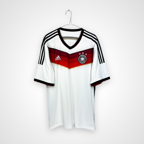 Koszulka piłkarska Niemcy, 2014/16 Home, stan bardzo dobry - nieznacznie popękany napis na karku.