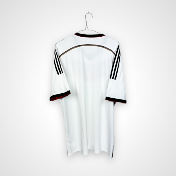 Koszulka piłkarska Niemcy, 2014/16 Home, stan bardzo dobry - nieznacznie popękany napis na karku.- widok z tyłu