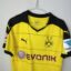 Koszulka piłkarska Borussia Dortmund, 2015/16 Home, stan dobry - nieznacznie uszkodzone cyfry na plecach oraz nieznaczna ilość mikro zaciągnięć.- zbliżenie na front