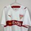 VFB Stuttgart Fußballtrikot, 2006/07 Home, sehr guter Zustand - leicht gerissener Sponsorenaufdruck auf der Vorderseite - Nahaufnahme der Vorderseite