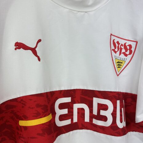 IMG_5442 VFB Stuttgart Fußballtrikot, 2006/07 Home, sehr guter Zustand - leicht eingerissener Sponsorenaufdruck auf der Vorderseite - siehe extra 4