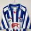 SC Heerenveen Fußballtrikot, 2000/02 Home, sehr guter Zustand - ein paar Mikrostiche - Nahaufnahme auf der Vorderseite