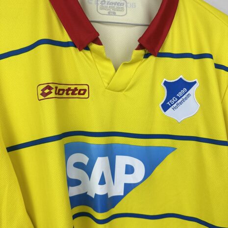 IMG_5613 Koszulka piłkarska TSG 1899 Hoffenheim, 2014/15 Away, stan bardzo dobry - jedno drobne uszkodzenie materiału na froncie.- widok dodatkowy 4