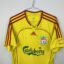 Koszulka piłkarska Liverpool FC, 2006/07 Away, stan zadowalający - drobne zabrudzenia na froncie, mikro zaciągnięcia, jedna drobna plamka na plecach oraz