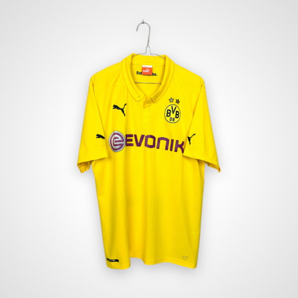 Borussia Dortmund Fußballtrikot, 2014/15 Home, sehr guter Zustand - ein paar Mikrostiche.