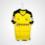 Koszulka piłkarska Borussia Dortmund, 2015/16 Home, stan dobry - nieznacznie uszkodzone cyfry na plecach oraz nieznaczna ilość mikro zaciągnięć.- widok z tyłu