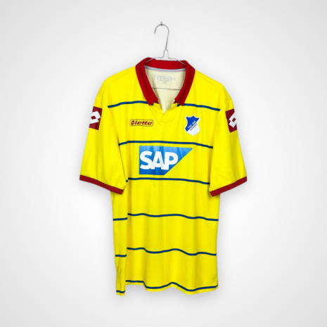 Koszulka piłkarska TSG 1899 Hoffenheim, 2014/15 Away, stan bardzo dobry - jedno drobne uszkodzenie materiału na froncie.