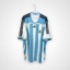 Argentinien Fußballtrikot, 2006/07 Home, sehr guter Zustand - ein paar Mikroflecken auf der Vorderseite und ein leicht gerissener weißer Streifen unter dem Kragen.