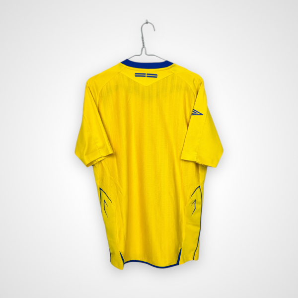 Koszulka piłkarska Szwecja, 2007/09 Home, stan doskonały- widok z tyłu