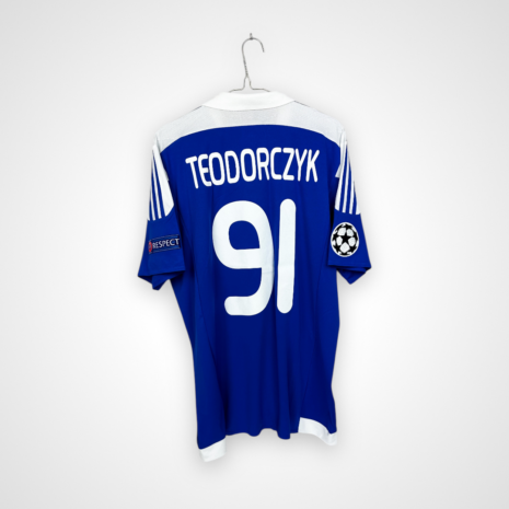 Dynamo Kyiv football shirt, 2015/16 Home, very good condition - small neck tag cut out and micro dirt on collar.