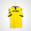 Borussia Dortmund Fußballtrikot, 2019/20 Home, neuwertiger Zustand - Trikot neu, mit Anhänger - Rückansicht