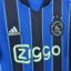 Koszulka piłkarska AFC Ajax, 2021/22 Away, stan zadowalający - mikro zaciągnięcie na froncie oraz cienkie rozcięcie materiału na plecach.- widok dodatkowy 4