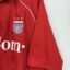 FC Bayern München Fußballtrikot, 2005/07 Home, guter Zustand - beschädigter Sponsorenaufdruck auf der Vorderseite - siehe extra 3