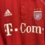 FC Bayern München Fußballtrikot, 2005/07 Home, guter Zustand - beschädigter Sponsorenaufdruck auf der Vorderseite - siehe extra 4