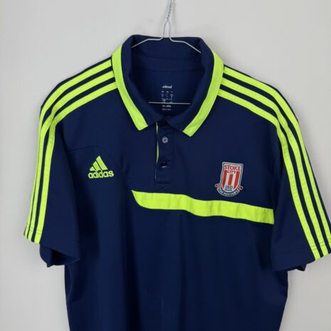 IMG_9351 Stoke City FC football shirt, 2013/14, very good condition - one minor pull.- close-up on front