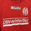 Fußballtrikot FSV Mainz 05, 2004/05 Home, befriedigender Zustand - auffallend viele Mikronähte und leicht eingerissene Rückennummer - siehe extra 3