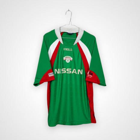 Cork City FC football shirt, 2004/05 Home, very good condition - slightly damaged 'o'neills' logo on front.