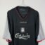 Liverpool FC Fußballtrikot, 2002/03 Away, zufriedenstellender Zustand - auffallend viele Mikronähte im gesamten Trikot, getragener Größenaufkleber auf der