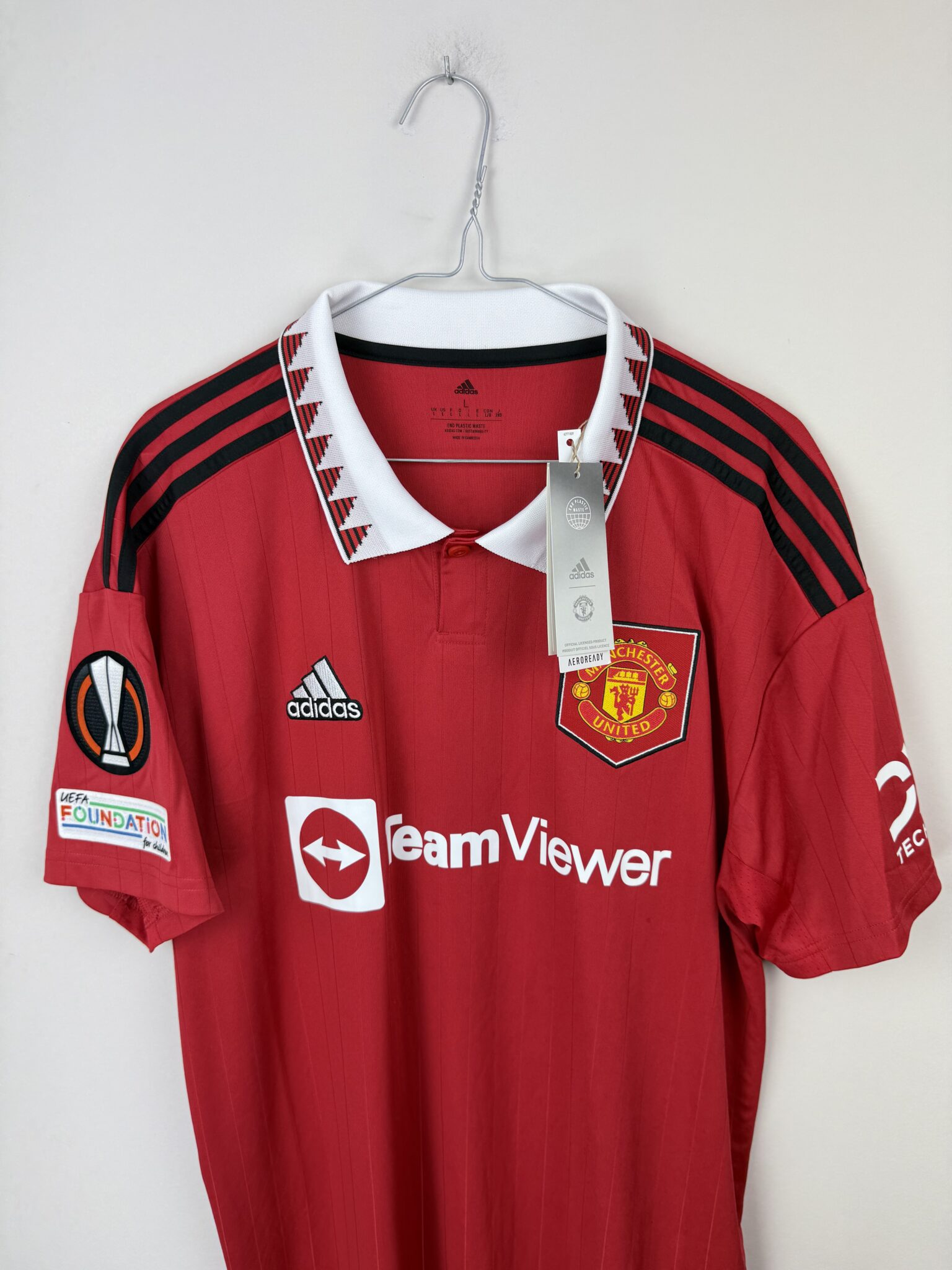BNWT Manchester United 2022/23 Home 7 Ronaldo football shirt [L 