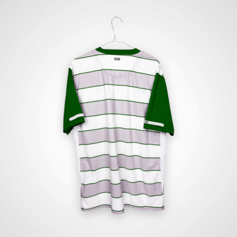 Photoroom_035_20250510_214825 Koszulka piłkarska Celtic FC, 2011/12 Away, stan bardzo dobry - jedna mikro plamka na plecach.- widok z tyłu