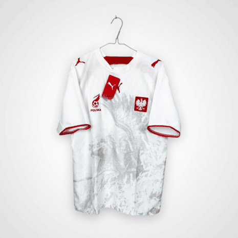Koszulka piłkarska Polska, 2006/08 Home, stan bnwt - koszulka nowa, z metkami.