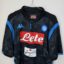 SSC Napoli Fußballtrikot, 2018/19 Away, ausgezeichneter Zustand - Nahaufnahme der Vorderseite