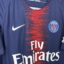 Koszulka piłkarska PSG, 2018/19 Home, stan bardzo dobry - jedno mikro zaciągnięcie na froncie.- widok dodatkowy 4