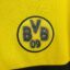 Borussia Dortmund Fußballtrikot, 2002/03 Home, befriedigender Zustand - ein paar Mikroflecken und Flecken und ein beschädigtes Wappen - siehe extra 4