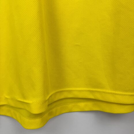 IMG_8562 Borussia Dortmund Fußballtrikot, 2002/03 Home, befriedigender Zustand - ein paar Mikrorisse und Flecken und ein beschädigtes Wappen - siehe extra 6