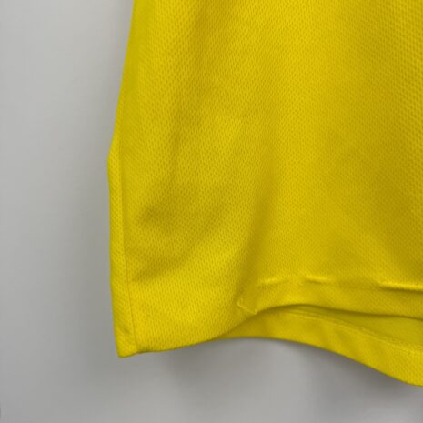 IMG_8563 Borussia Dortmund Fußballtrikot, 2002/03 Home, befriedigender Zustand - ein paar Mikroflecken und Flecken und ein beschädigtes Wappen - siehe extra 7
