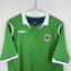 Northern Ireland football shirt, 2008/10 Home, excellent condition - close-up on front