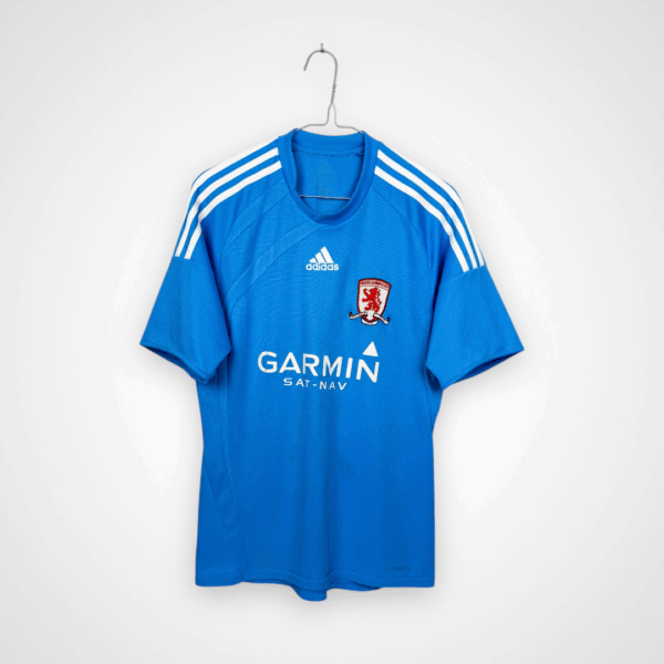 Koszulka piłkarska Middlesbrough FC, 2009/10 Away, stan bardzo dobry - jedna mikro plamka na plecach.