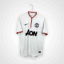 Manchester United Fußballtrikot, 2012/13 Away, schlechter Zustand - erhebliche Menge von Mikro zieht und ein paar kleinere Flecken.