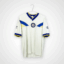 Leeds United FC football shirt, 1986/88 Home, poor condition - two red spots and a significant tear in the fabric on the side of the shirt under the armpit.