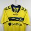Koszulka piłkarska Brondby IF, 2014/15 Home, stan doskonały- zbliżenie na front