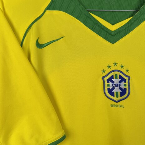 IMG_1333 Brasilien Fußballtrikot, 2004/06 Home, sehr guter Zustand - ein paar Mikrostiche - siehe extra 3