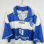 MSV Duisburg football shirt, 1999/00 Home, satisfactory condition - micro and small pulls present on both front, back and sleeve.- close-up