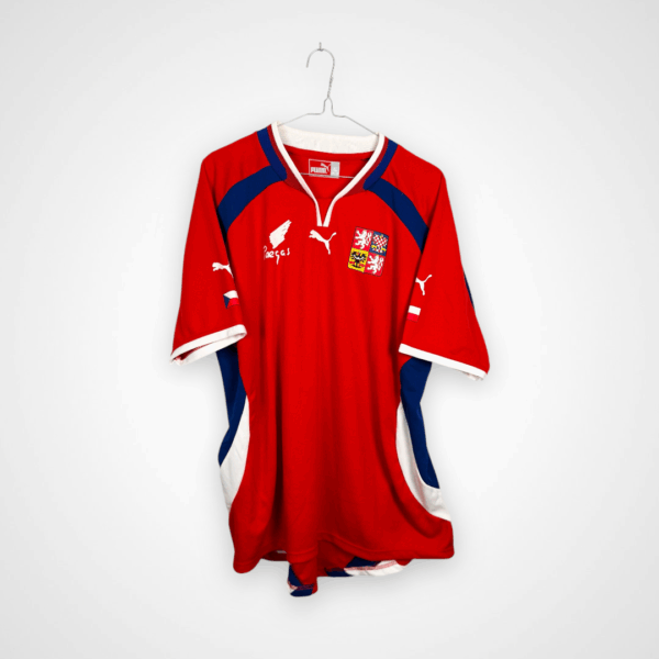 Koszulka piłkarska Czechy, 2000/02 Home, stan doskonały