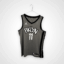 Fußballtrikot Brooklyn Nets Basketballtrikot, 2020/21 Statement, guter Zustand - Flecken auf den Achseln - Rückansicht