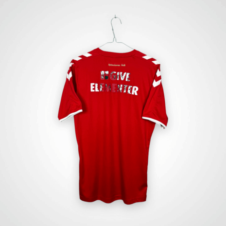 Photoroom_025_20250725_110144 Velje BK football shirt, 2020/21 Home, poor condition - heavily damaged sponsor prints.- rear view