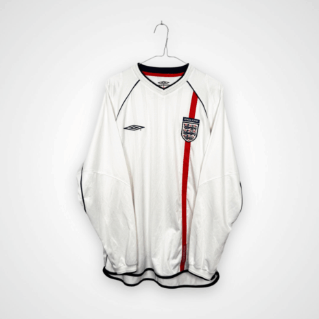 England football shirt, 2002/04 Home, very good condition - one micro spot on front.