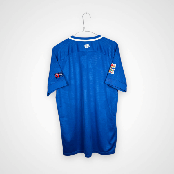 Koszulka piłkarska Estonia, 2018/21 Home, stan doskonały- widok z tyłu