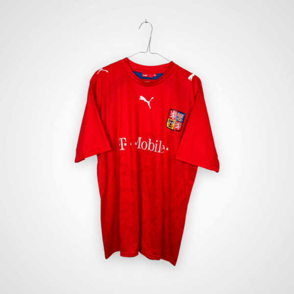 Koszulka piłkarska Czechy, 2006/08 Home, stan doskonały