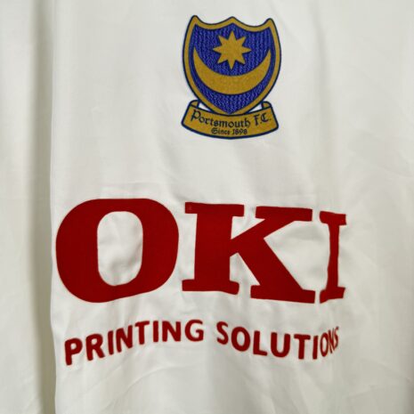 IMG_4359 Koszulka piłkarska Portsmouth FC, 2006/07 Away, stan dobry - nieznacznie uszkodzone logo jako oraz nadruk sponsora.- widok dodatkowy 4