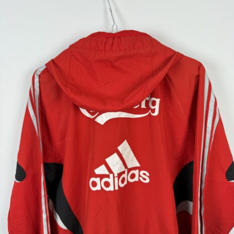 IMG_4541 Liverpool FC football shirt, 2008/10, poor condition - a few holes on the back, soiling on the sleeve and cracked print on the back of the jacket.Additional view 7