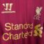 Liverpool FC football shirt, 2013/14 Home, good condition - slightly cracked sponsor print on front and a few minor pulls on front, bottom