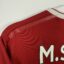 Koszulka piłkarska Liverpool FC, 2017/18 Home, stan słaby - wyraźne plamy na froncie koszulki, mikro pęknięcia na nadruku sponsora oraz na paskach na plecach.-