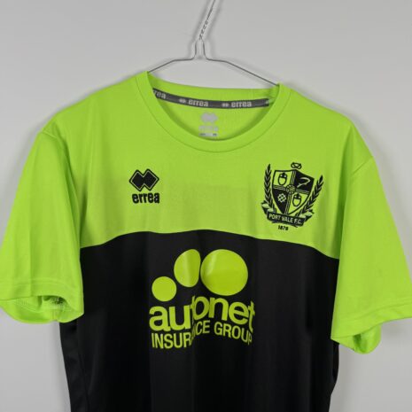 IMG_6676 Port Vale FC football shirt, 2019/20, excellent condition - close-up on front